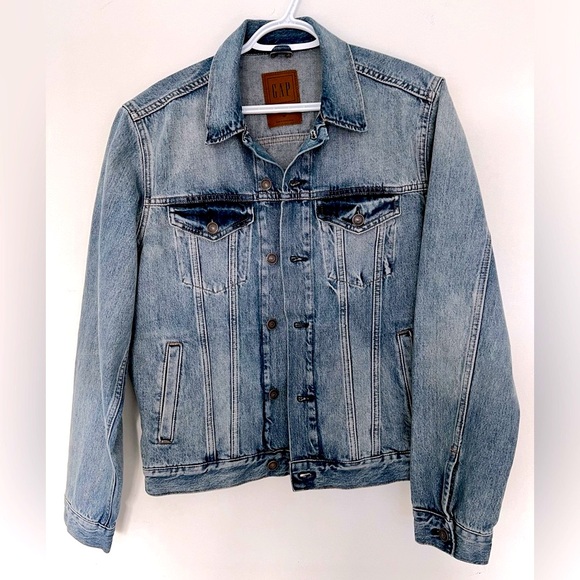 Gap Denim Jacket Icon Light Wash - Picture 1 of 10